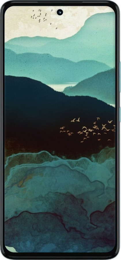 Силіконовий чехол Із зображенням гір Індіго для Motorola G72 - 6484u-2859 изображение 