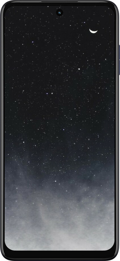 Силиконовый чехол Сині хмари, Синій місяць для Motorola G73 - 6396u-3196 изображение 