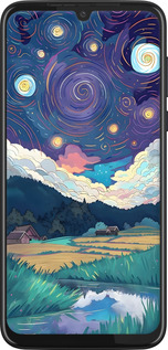 Силиконовый чехол Креативный арт для Motorola G8 Plus - 6322u-1837 изображение 