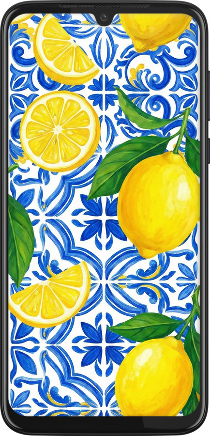 Силиконовый чехол Grocery Girl Italian Summer для Motorola G8 Plus - 6766u-1837 изображение 