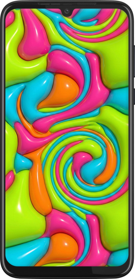 Силиконовый чехол Y2K Jelly Dream для Motorola G8 Plus - 6780u-1837 изображение 