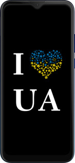 Силиконовый чехол I love UA для Motorola G8 Power Lite - 1112u-2032 изображение 