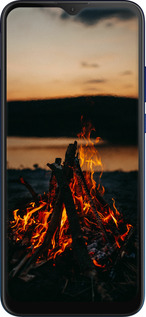 Силиконовый чехол Огонь для Motorola G8 Power Lite - 6021u-2032 изображение 