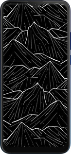 Силіконовий чехол Із зображенням Темних гір для Motorola G8 Power Lite - 6489u-2032 изображение 