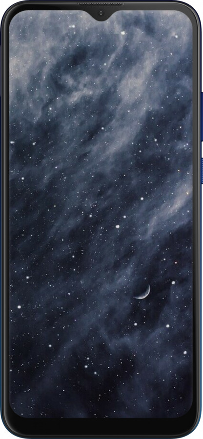 Силиконовый чехол Голубые облака, Голубая луна для Motorola G8 Power Lite - 6398u-2032 изображение 