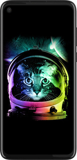 Силіконовий чехол Кіт-астронавт для Motorola G8 Power - 4154u-1940 изображение 