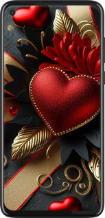 Силиконовый чехол Сердечки v2 для Motorola G8 Power - 5832u-1940 изображение 