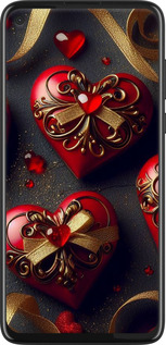 Силіконовий чехол Сердечки v4 для Motorola G8 Power - 5834u-1940 изображение 