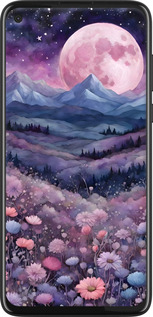 Силиконовый чехол Ночь луна арт для Motorola G8 Power - 6319u-1940 изображение 