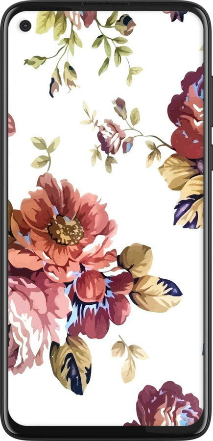 Силиконовый чехол Vintage flowers для Motorola G8 Power - 4333u-1940 изображение 