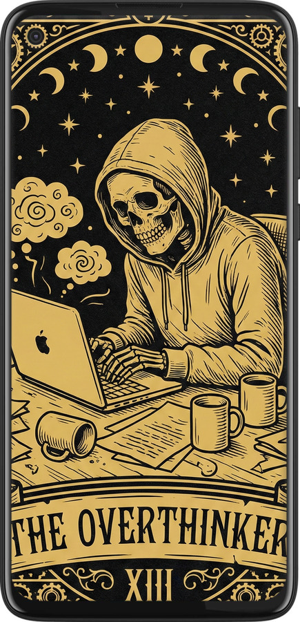 Силиконовый чехол The Overthinker для Motorola G8 Power - 6774u-1940 изображение 