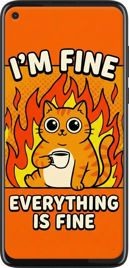 Силіконовий чехол Funny Cat для Motorola G8 Power - 6786u-1940 изображение 