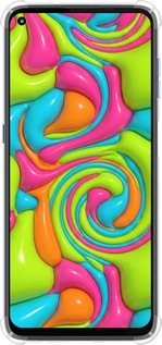 Силикон с усиленными углами чехол Y2K Jelly Dream для Motorola G9 Plus - 6780sp-2104 изображение 