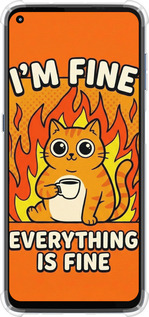 Силикон с усиленными углами чехол Funny Cat для Motorola G9 Plus - 6786sp-2104 изображение 