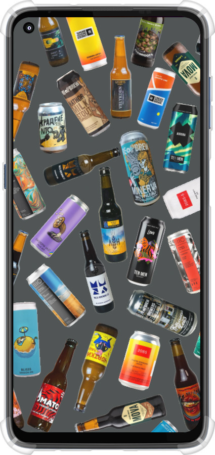 Силіконовий протиударний с посиленими кутами чехол Броварні для Motorola G9 Plus - 5879sp-2104 изображение 