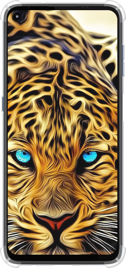 Силіконовий протиударний с посиленими кутами чехол Леопард для Motorola G9 Plus - 6611sp-2104 изображение 