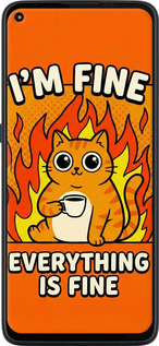 Силиконовый чехол Funny Cat для Motorola G9 Plus - 6786u-2104 изображение 