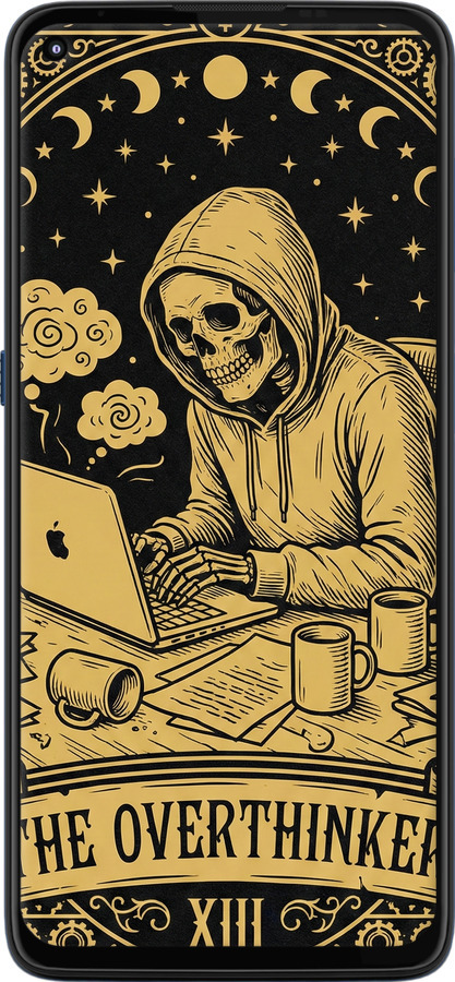 Силиконовый чехол The Overthinker для Motorola G9 Plus - 6774u-2104 изображение 