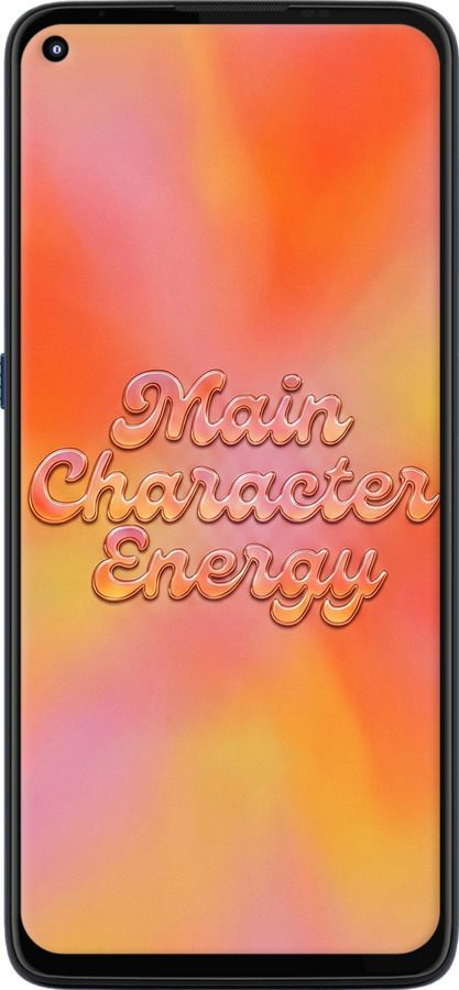 Силиконовый чехол Aura Gradient Main Character Energy Aesthetic Y2K для Motorola G9 Plus - 6783u-2104 изображение 