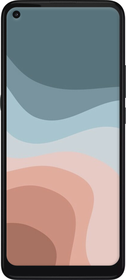 Силиконовый чехол С синими и розовыми волнами в стиле ретро для Motorola G9 Power - 6532u-2229 изображение 