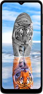 TPU чехол Тигр для Motorola Moto E13 - 6016b-3053 изображение 