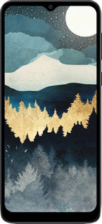 TPU чехол Ночной пейзаж с лесом и горами для Motorola Moto E13 - 6493b-3053 изображение 