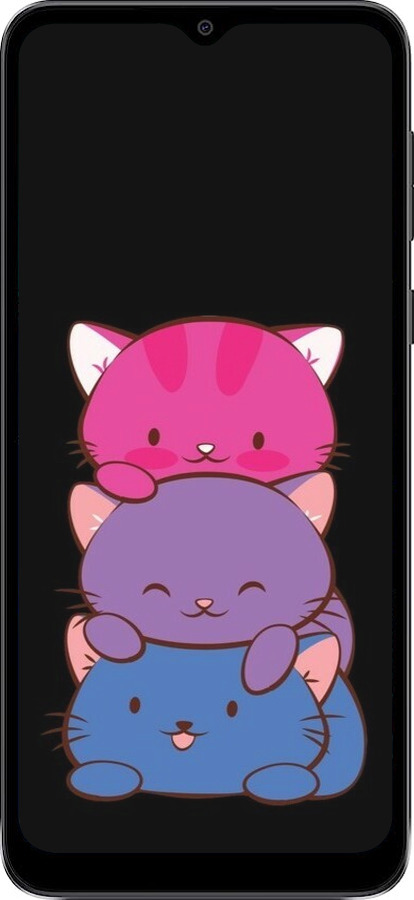 TPU чехол Милые кошки для Motorola Moto E13 - 6518b-3053 изображение 