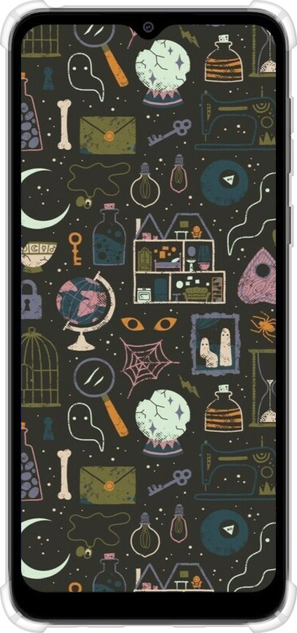 Силикон с усиленными углами чехол Колдовской принт для Motorola Moto E13 - 6425sp-3053 изображение 
