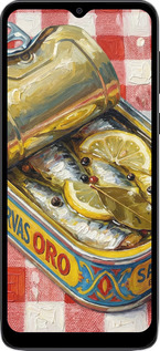 Силиконовый чехол Vintage Sardine Tin Phone для Motorola Moto E13 - 6772u-3053 изображение 