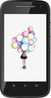 Силиконовый чехол Шарики для Motorola Moto E2 - 4387u-377 изображение 