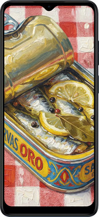 Силиконовый чехол Vintage Sardine Tin Phone для Motorola Moto E22 - 6772u-2974 изображение 