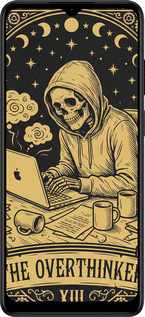 Силиконовый чехол The Overthinker для Motorola Moto E22 - 6774u-2974 изображение 