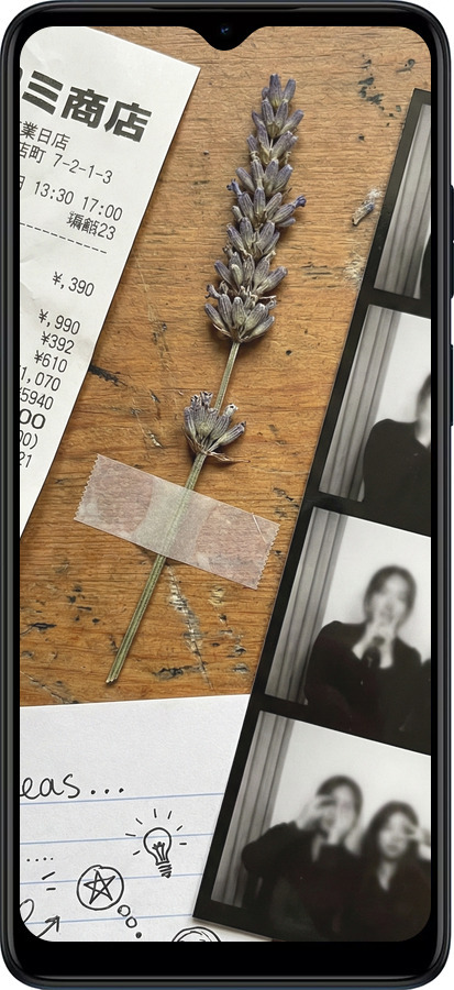 Силиконовый чехол Aesthetic Scrapbook Collage для Motorola Moto E22 - 6773u-2974 изображение 