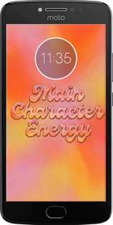 Силиконовый чехол Aura Gradient Main Character Energy Aesthetic Y2K для Motorola Moto E4 Plus - 6783u-1000 изображение 
