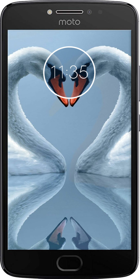 Силіконовий чехол Лебеді для Motorola Moto E4 Plus - 6007u-1000 изображение 