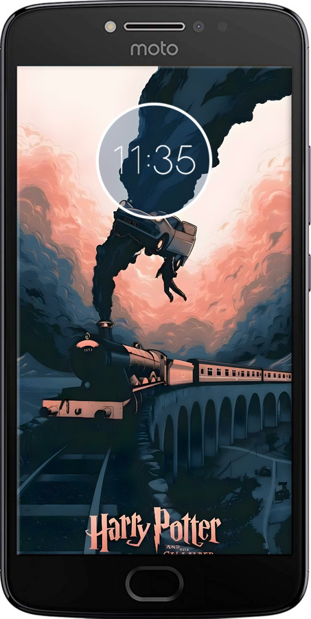 Силиконовый чехол Гарри Поттер для Motorola Moto E4 Plus - 6331u-1000 изображение 