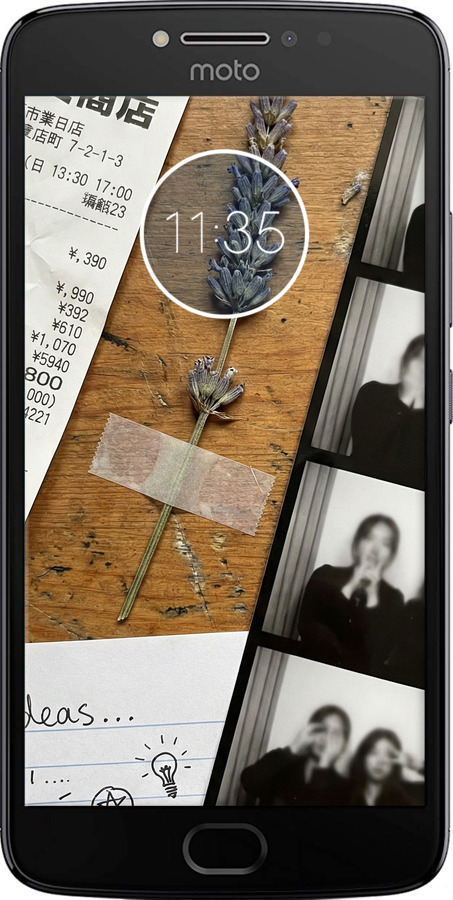 Силиконовый чехол Aesthetic Scrapbook Collage для Motorola Moto E4 Plus - 6773u-1000 изображение 