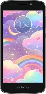 Силіконовий чехол Хмари та веселка для Motorola Moto E5 Play - 6312u-1429 изображение 