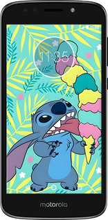 Силиконовый чехол Стич для Motorola Moto E5 Play - 6361u-1429 изображение 