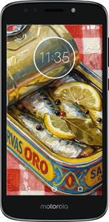 Силиконовый чехол Vintage Sardine Tin Phone для Motorola Moto E5 Play - 6772u-1429 изображение 