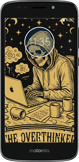 Силиконовый чехол The Overthinker для Motorola Moto E5 Play - 6774u-1429 изображение 