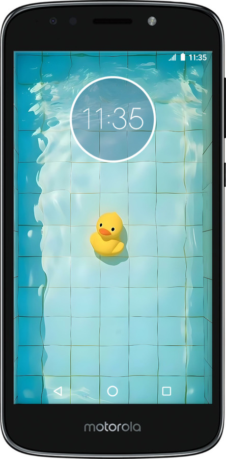 Силиконовый чехол Утенок для Motorola Moto E5 Play - 6323u-1429 изображение 