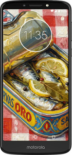 Силиконовый чехол Vintage Sardine Tin Phone для Motorola Moto E5 Plus - 6772u-1412 изображение 