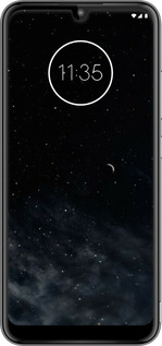 Силиконовый чехол Ночное небо для Motorola Moto E6 Plus - 6451u-1780 изображение 
