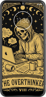 Силіконовий чехол The Overthinker для Motorola Moto E6 Plus - 6774u-1780 изображение 