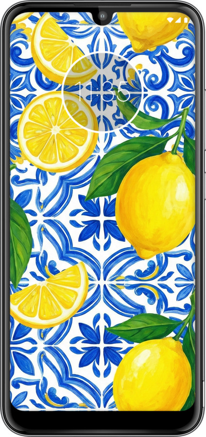 Силиконовый чехол Grocery Girl Italian Summer для Motorola Moto E6 Plus - 6766u-1780 изображение 