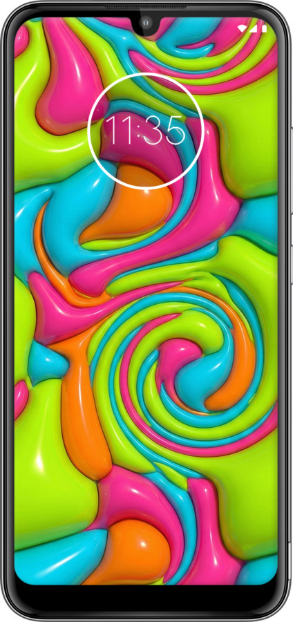 Силиконовый чехол Y2K Jelly Dream для Motorola Moto E6 Plus - 6780u-1780 изображение 