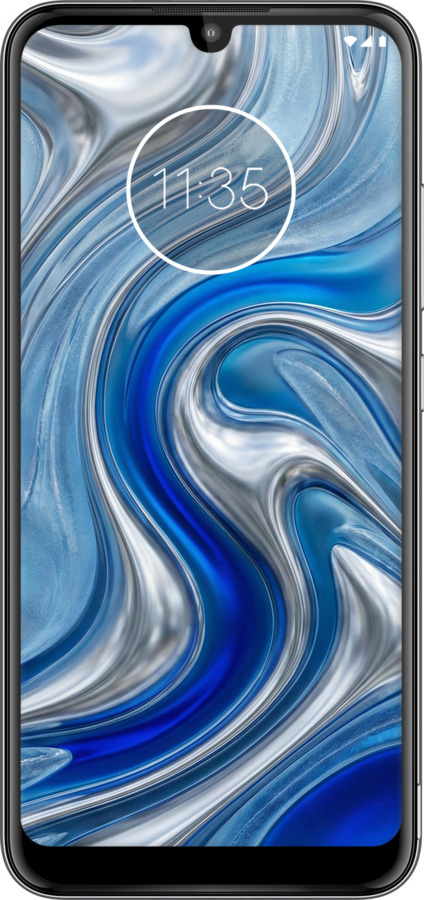 Силіконовий чехол Liquid Chrome для Motorola Moto E6 Plus - 6781u-1780 изображение 