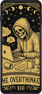 Силиконовый чехол The Overthinker для Motorola Moto G Plus - 6774u-2202 изображение 