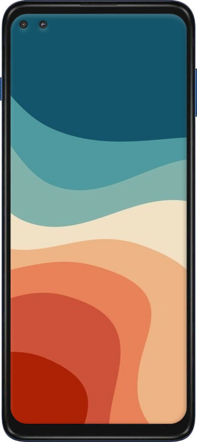 Силиконовый чехол В стиле ретро с волнами для Motorola Moto G Plus - 6531u-2202 изображение 